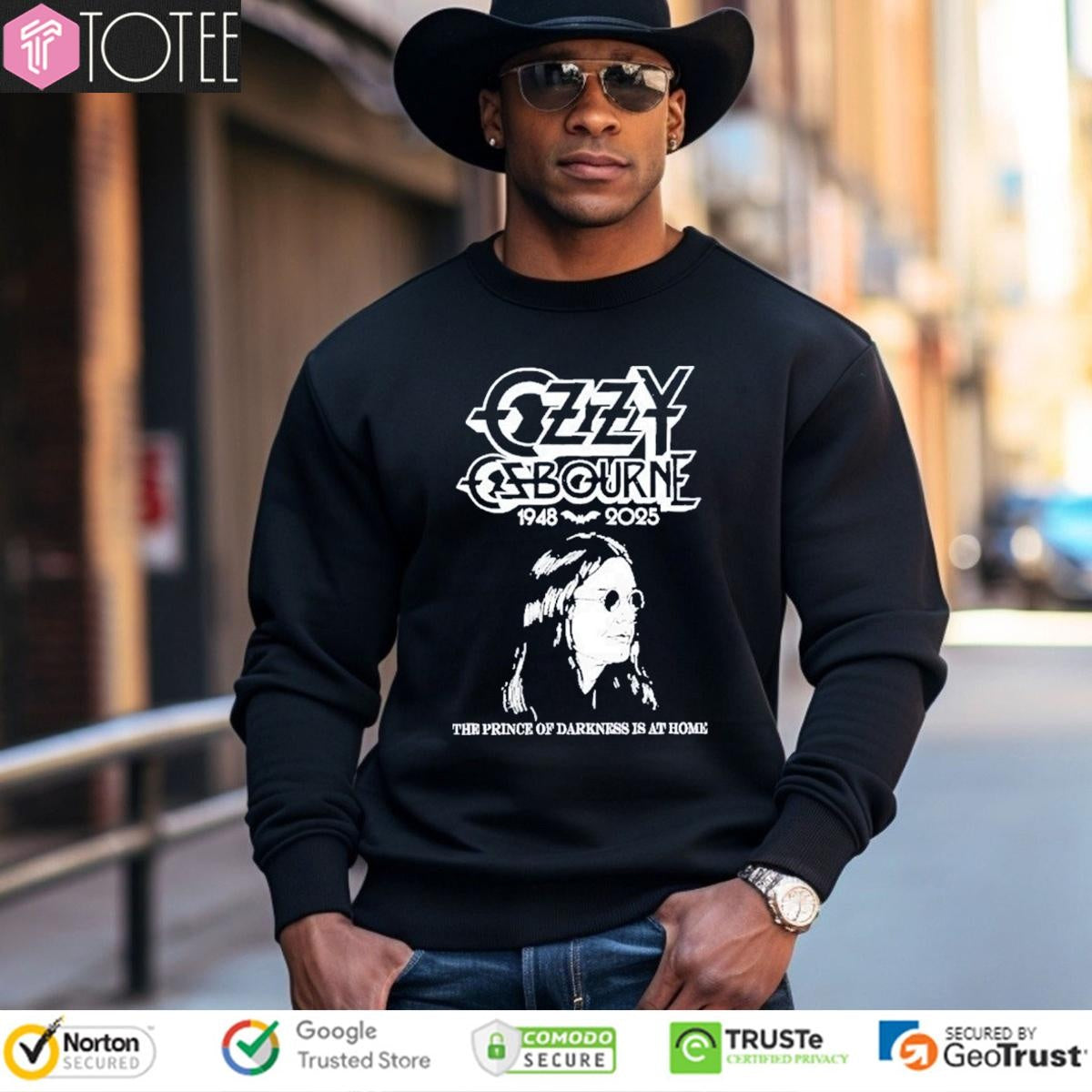 Rip Ozzy Osbourne 1948-2025 Prince Of Darkness Is At Home T-shirt