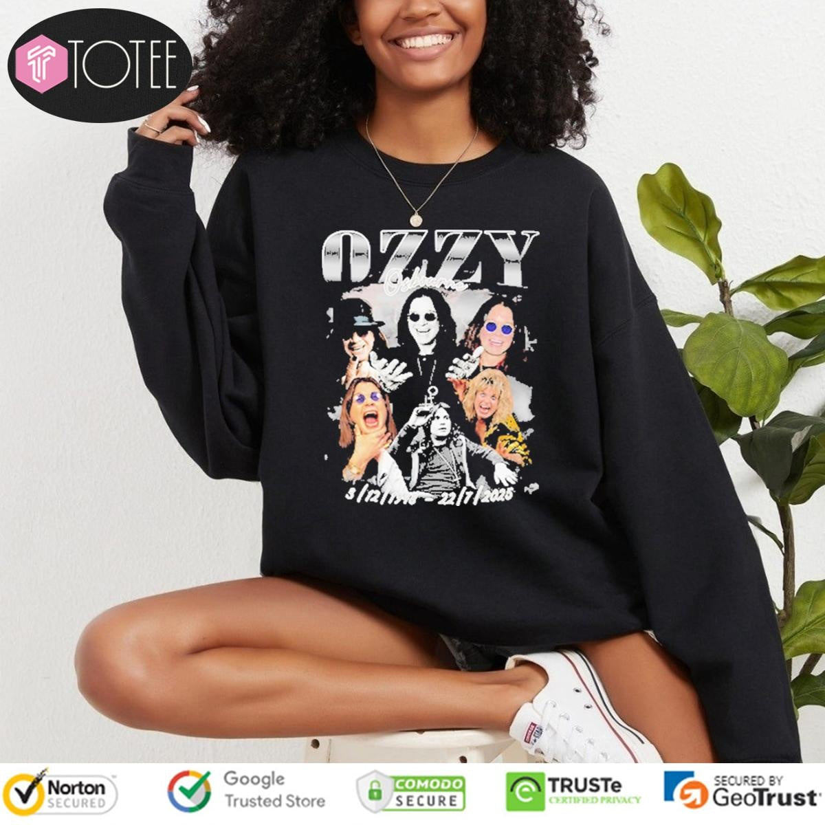 Rip Ozzy Osbourne 1948-2025 Vintage Bootleg T-shirt