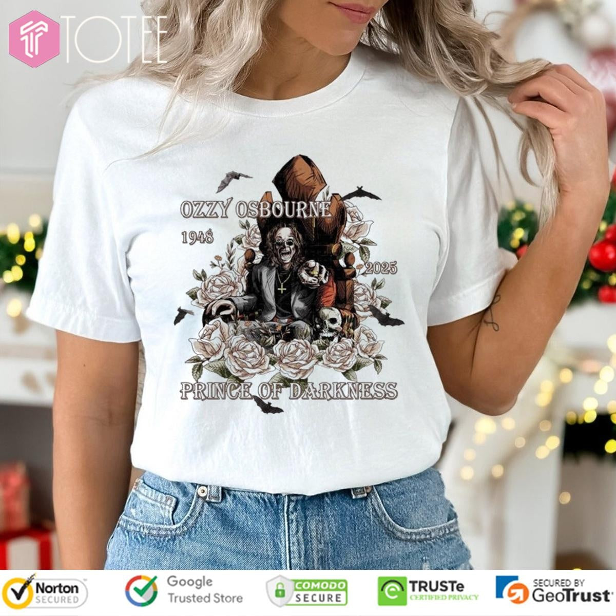 Rip Prince Of Darkness Ozzy Osbourne 1948-2025 T-shirt