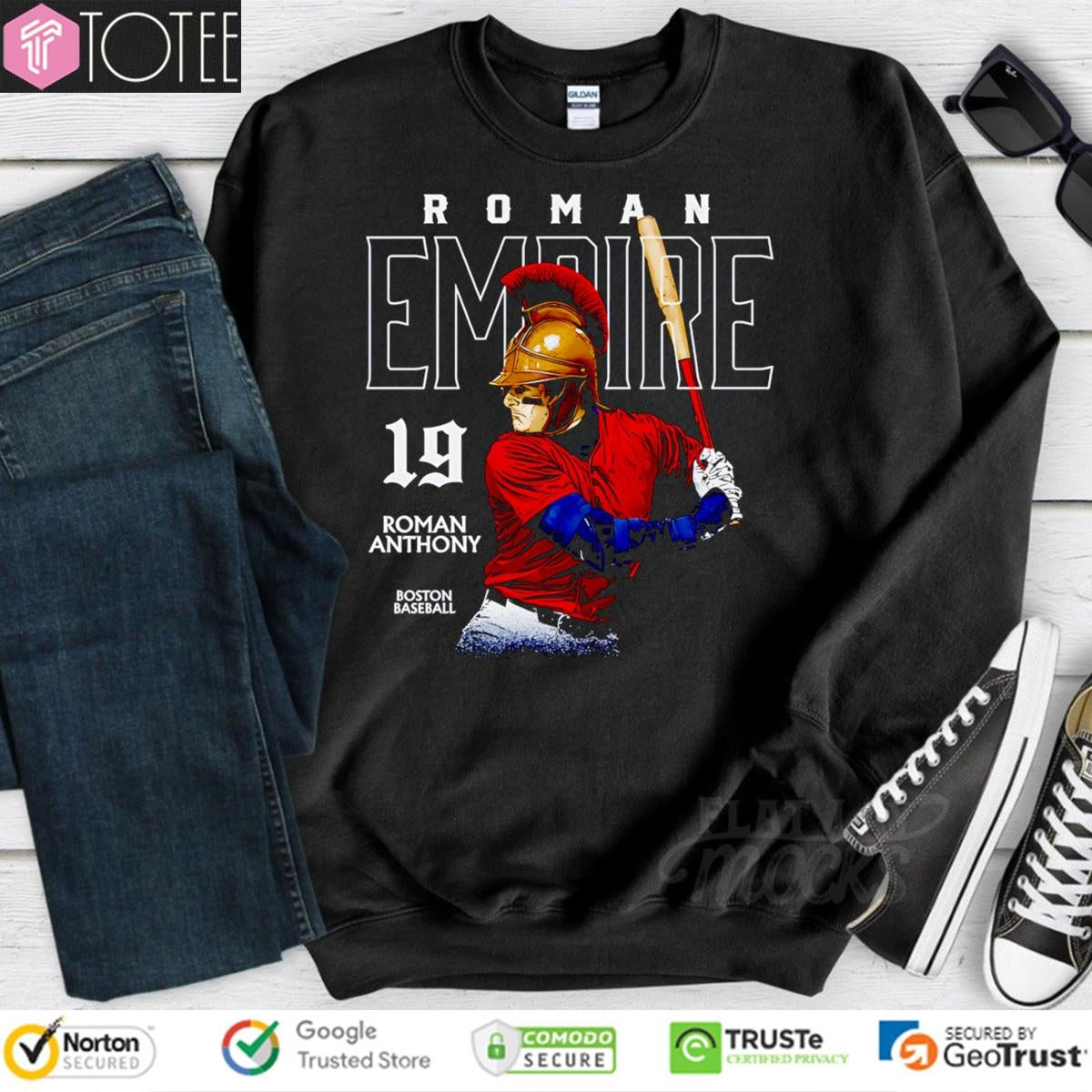 Roman Anthony Empire Boston Red Sox Baseball T-shirt