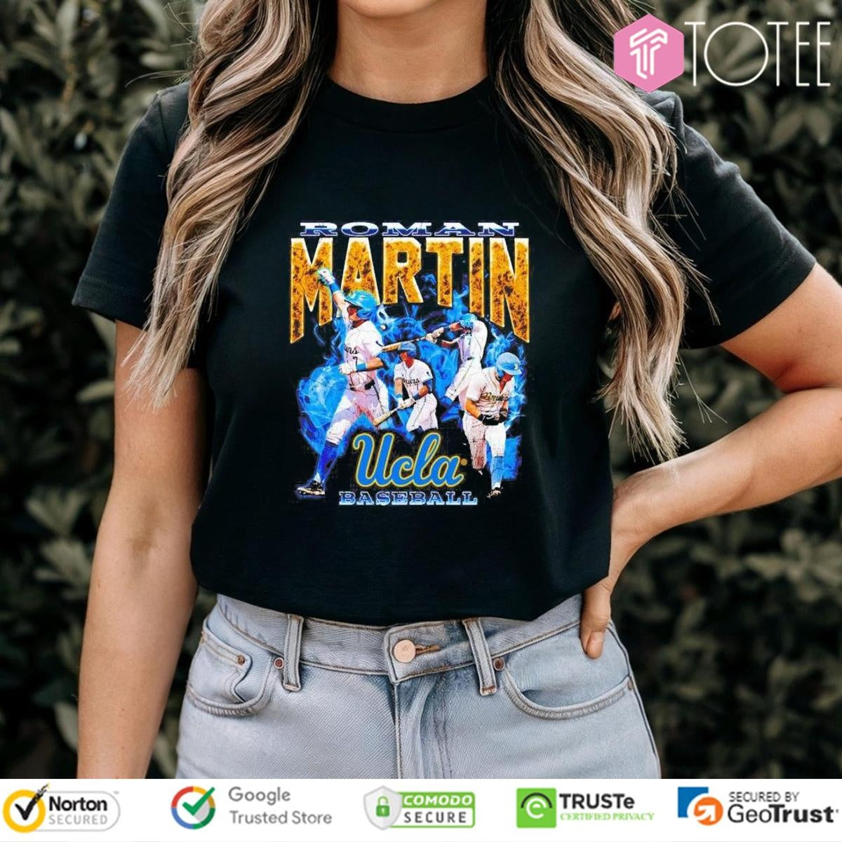Roman Martin 90S Picture Collage Ucla Bruins Baseball T-shirt