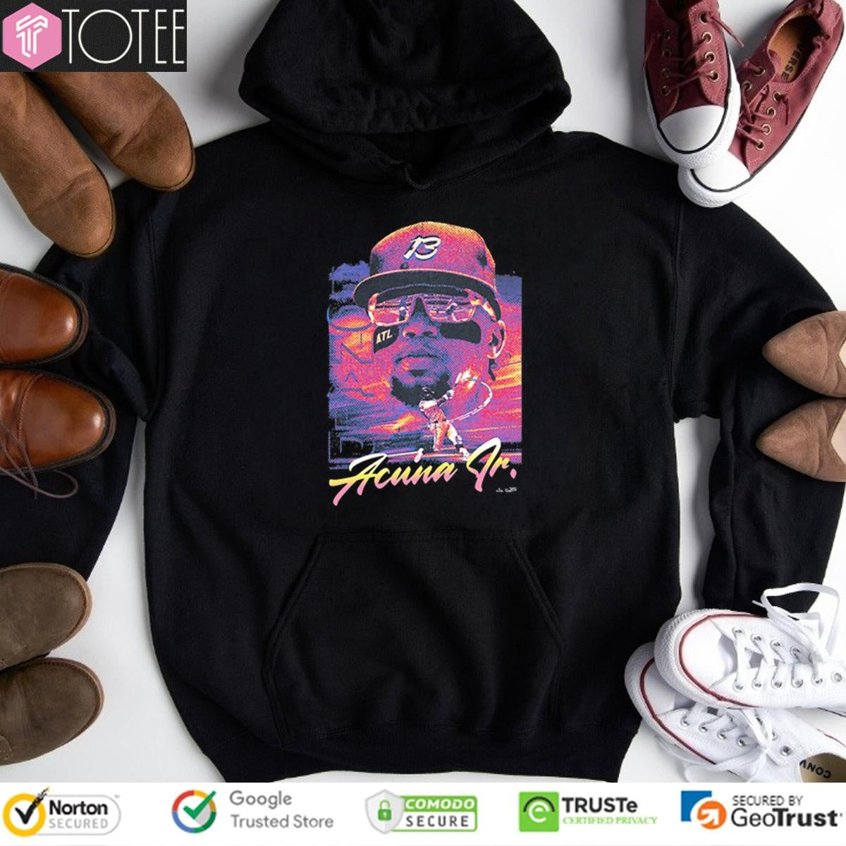 Ronald Acuna Jr. Summer Blockbuster Atlanta Braves Baseball Retro T-shirt