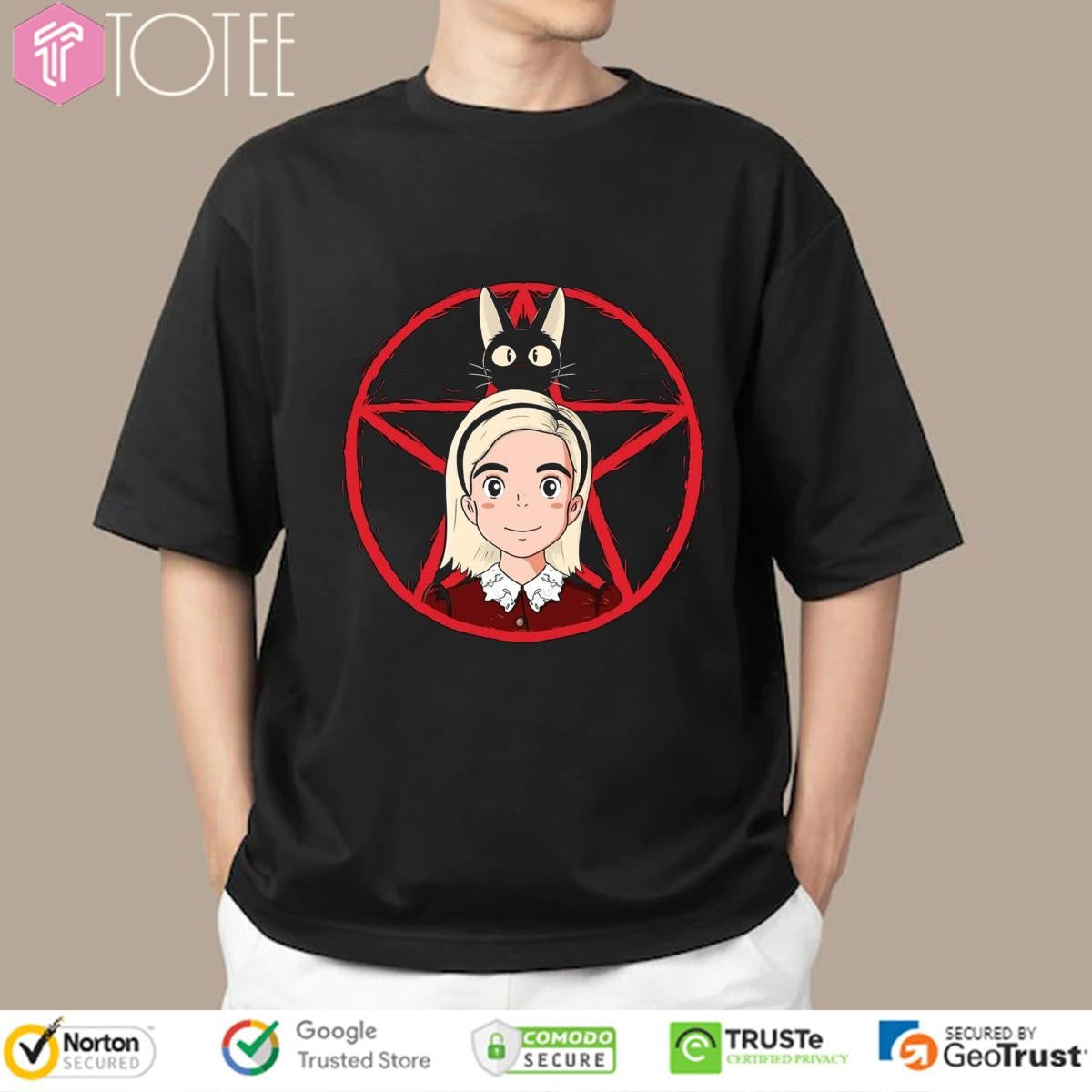 Sabrina And Salem Vers Anime T-shirt