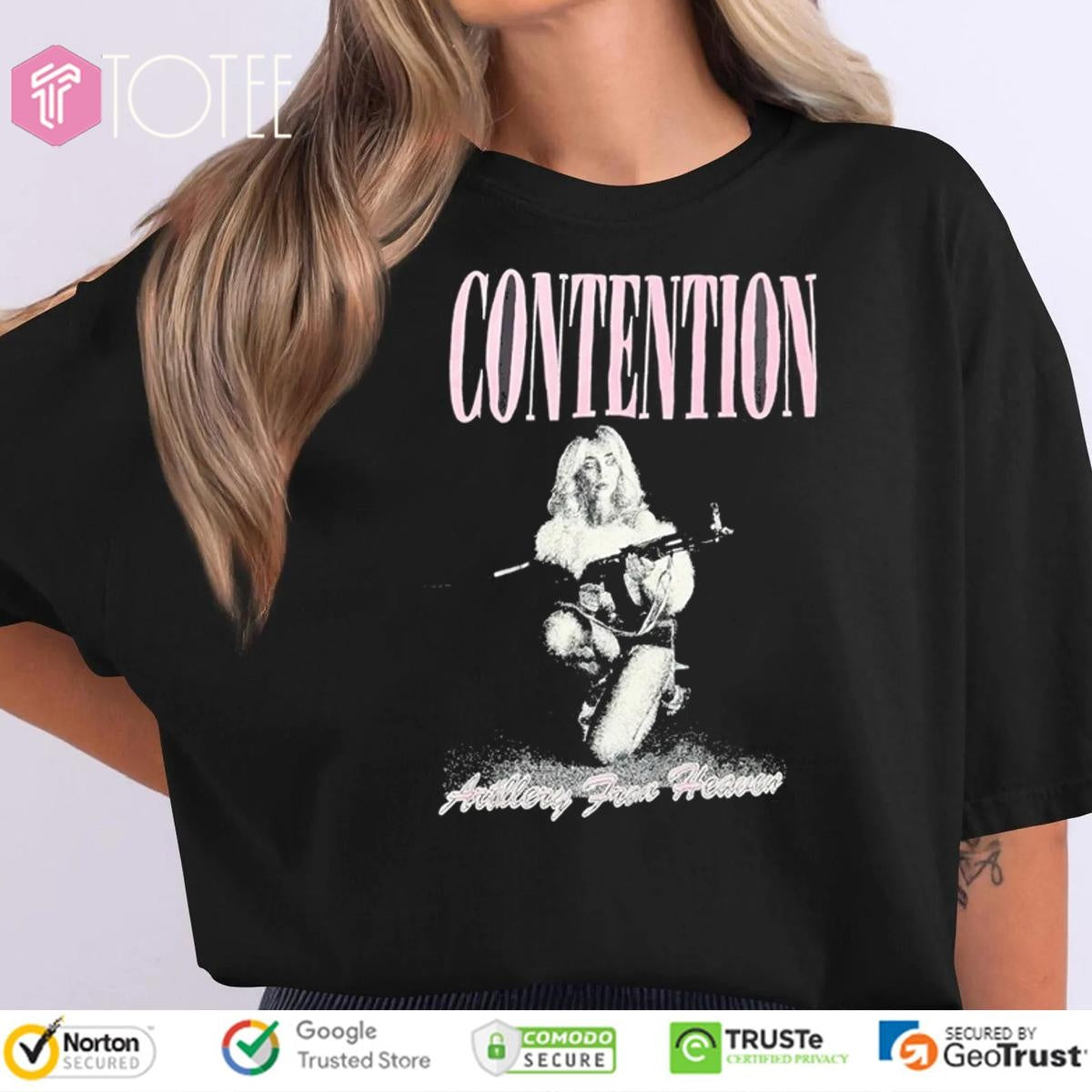 Sabrina Carpenter Contention Artillery Find Heaven T-shirt