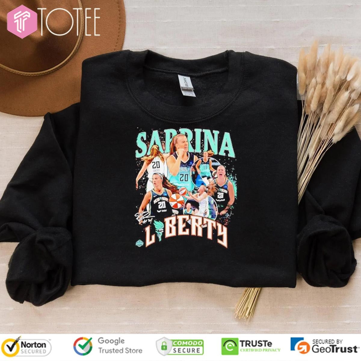 Sabrina Ionescu New York Liberty Wnba All-Star Signature Bootleg T-shirt