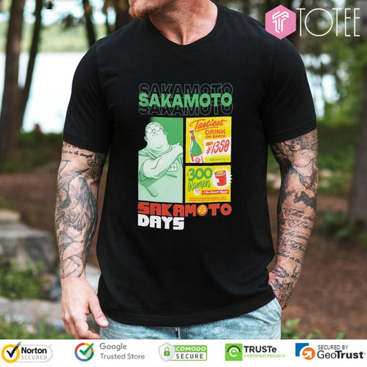 Sakamoto Days Manga Food And Drink T-shirt