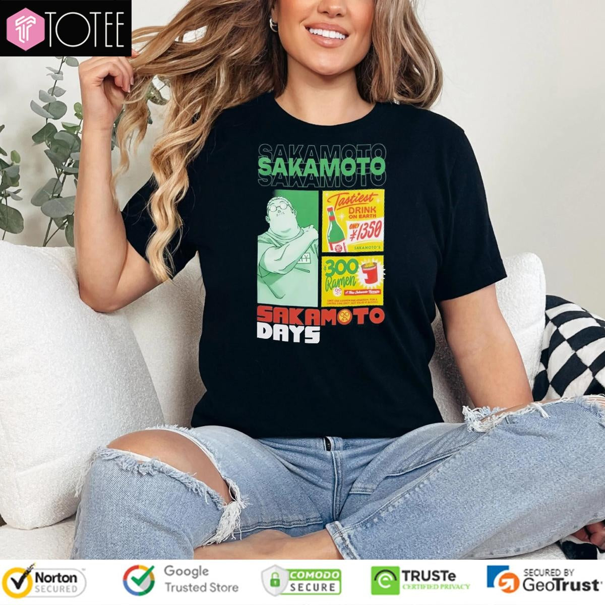 Sakamoto Days Manga Food And Drink T-shirt