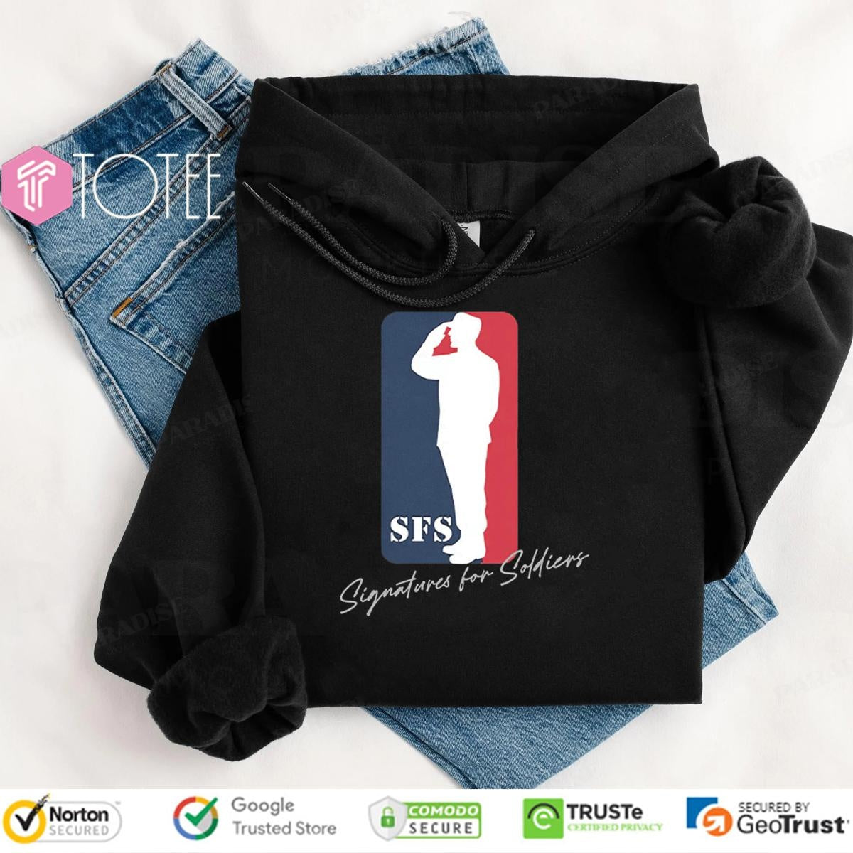 Sfs Baseline Logo Signatures For Soldiers T-shirt