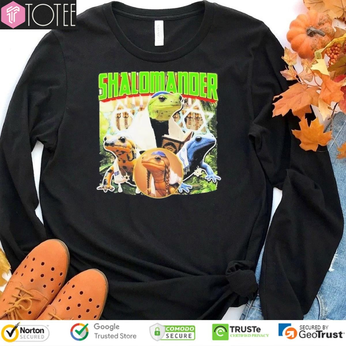 Shalomander Jewish Salamander Vintage Bootleg T-shirt