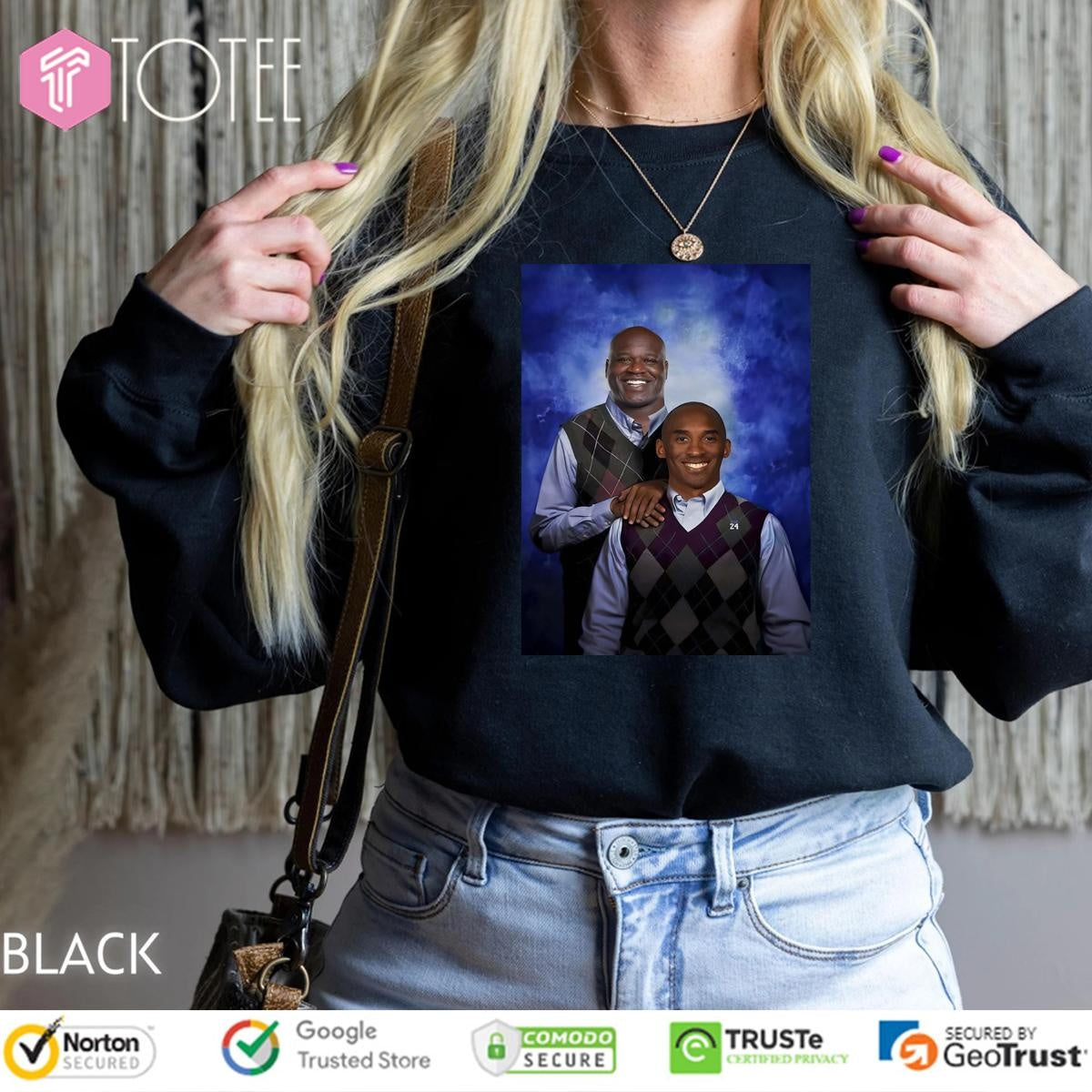 Shaquille Oneal Kobe Bryant Ver Step Brothers T-shirt