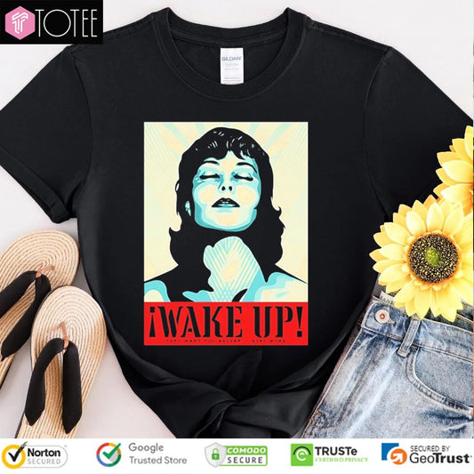 Shepard Fairey Wake Up They Want You Asleep Stay Woke T-shirt