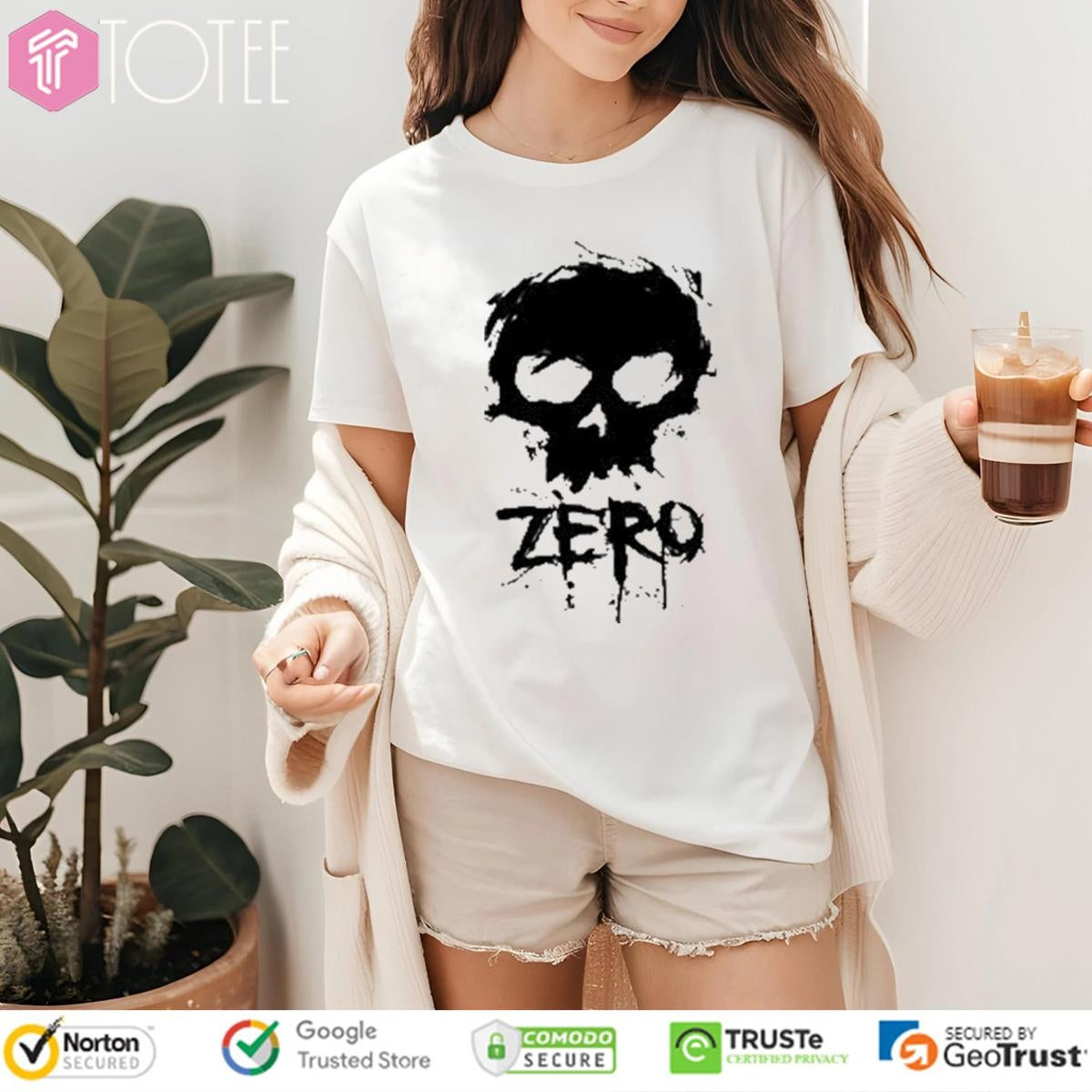 Skull Zero Skateboards T-shirt