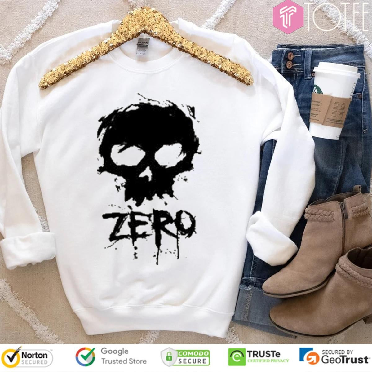 Skull Zero Skateboards T-shirt