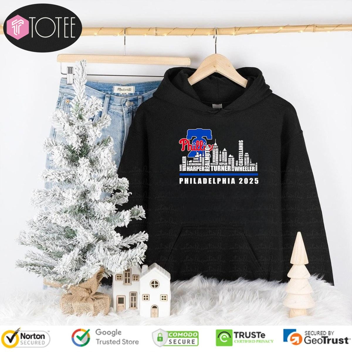 Skyline Name Philadelphia Phillies 2025 T-shirt