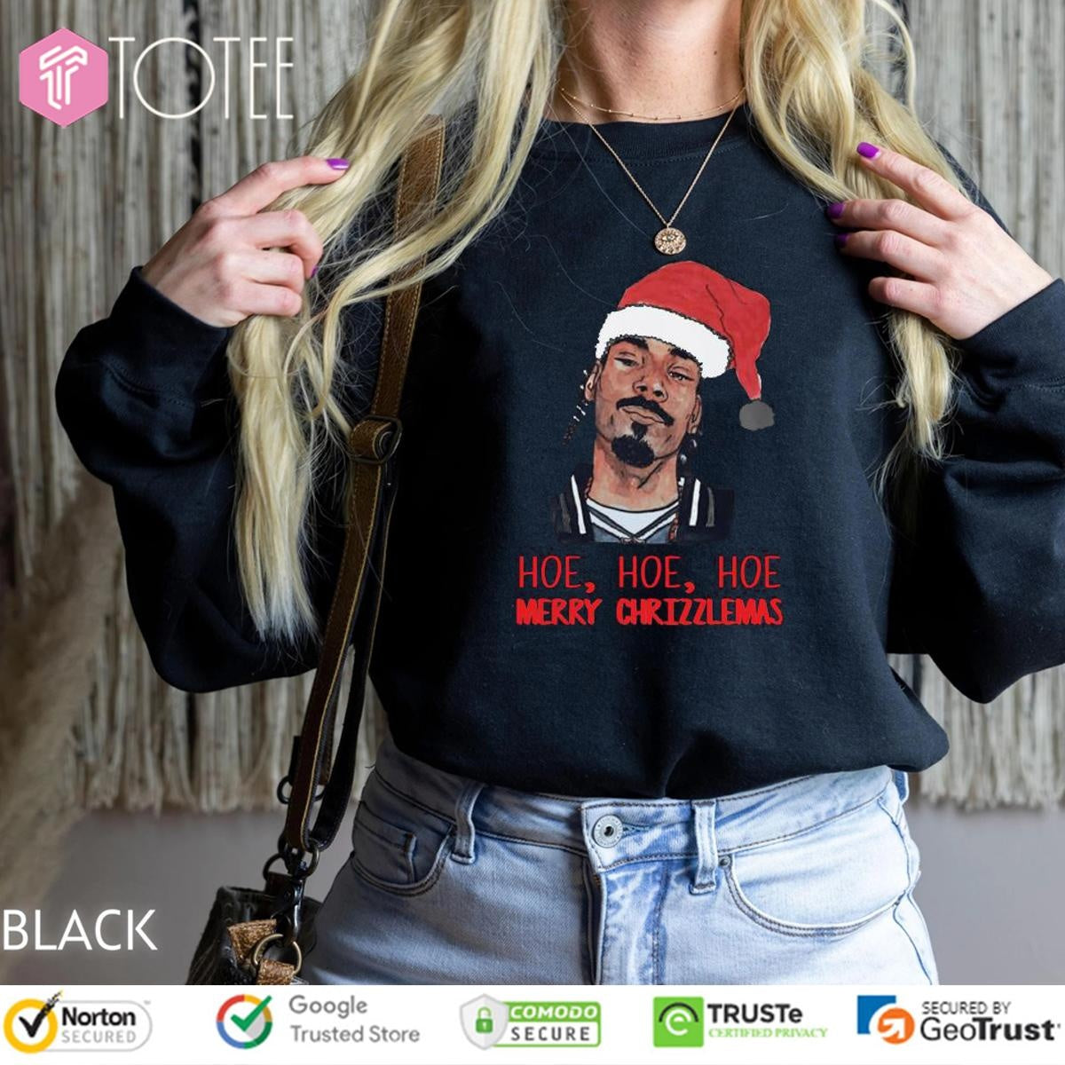 Snoop Dogg Hoe Hoe Hoe Merry Chrizzlemas Happy Christmas T-shirt