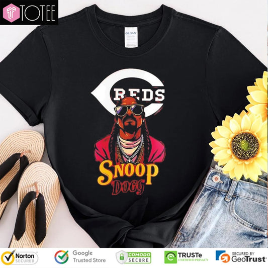 Snoop Dogg Post-Game Concert Cincinnati Reds Logo T-shirt