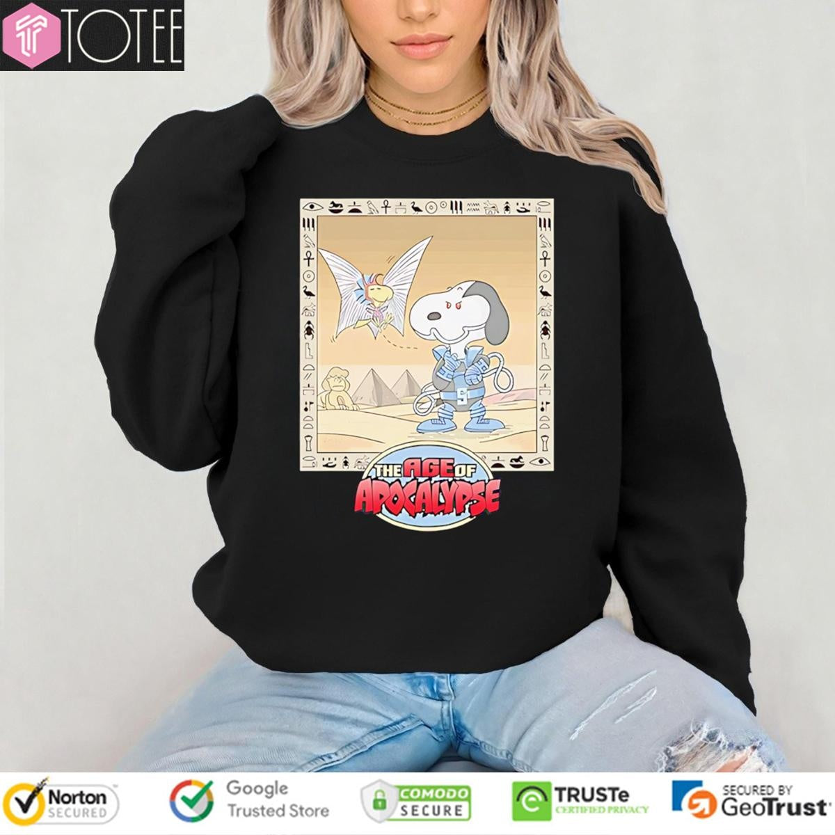 Snoopacolypse Parody Snoopy Woodstock The Age Of Apocalypse X-Men Marvel T-shirt