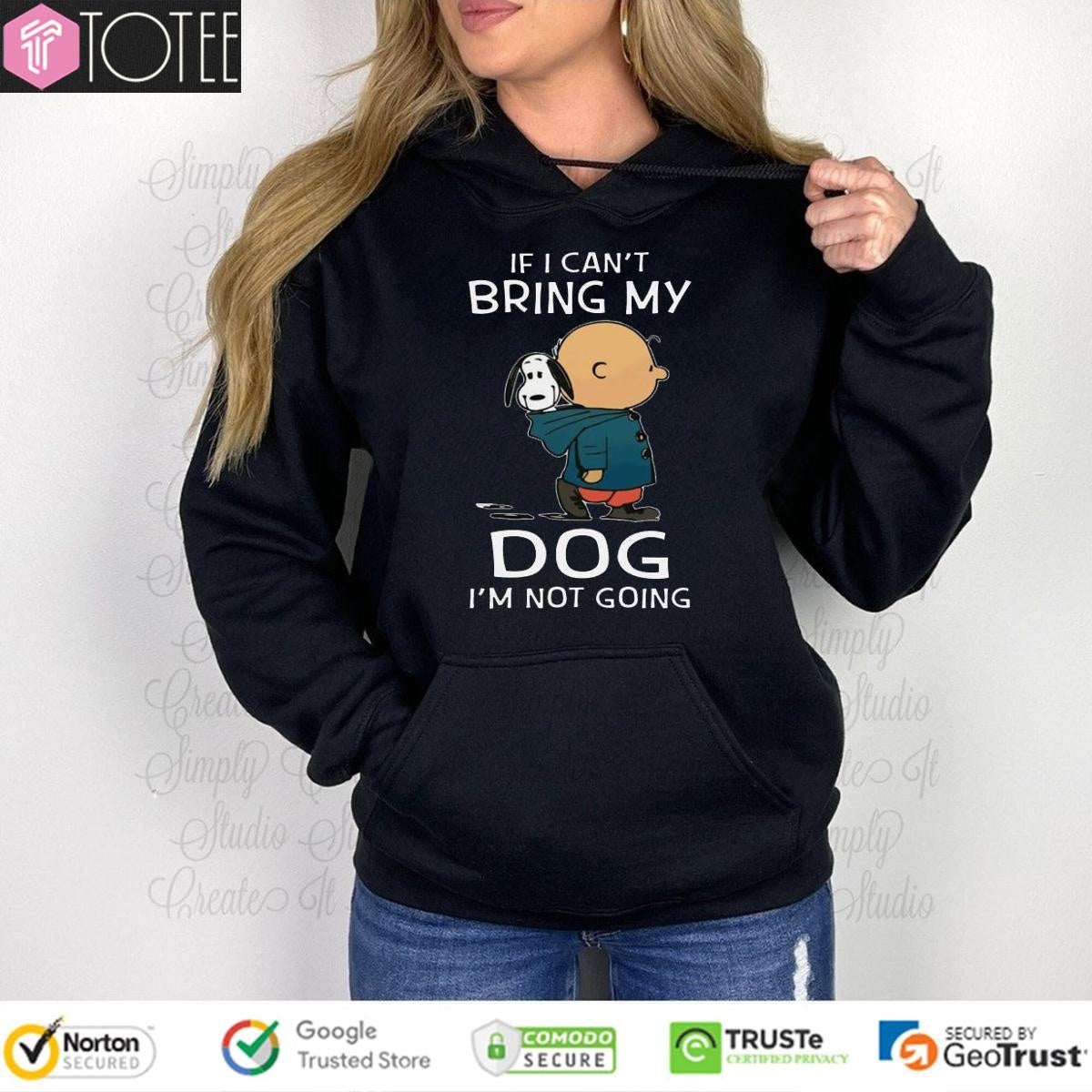 Snoopy Charlie Brown If I Cant Bring My Dog Im Not Going T-shirt