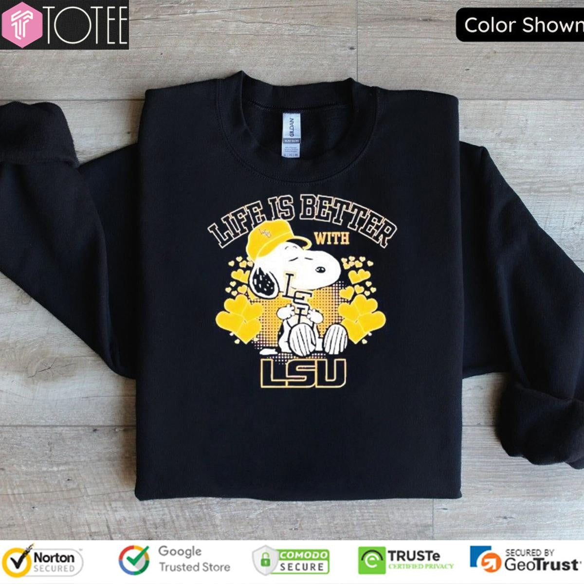 Snoopy Life Is Better With Ls U Baseball T-shirt