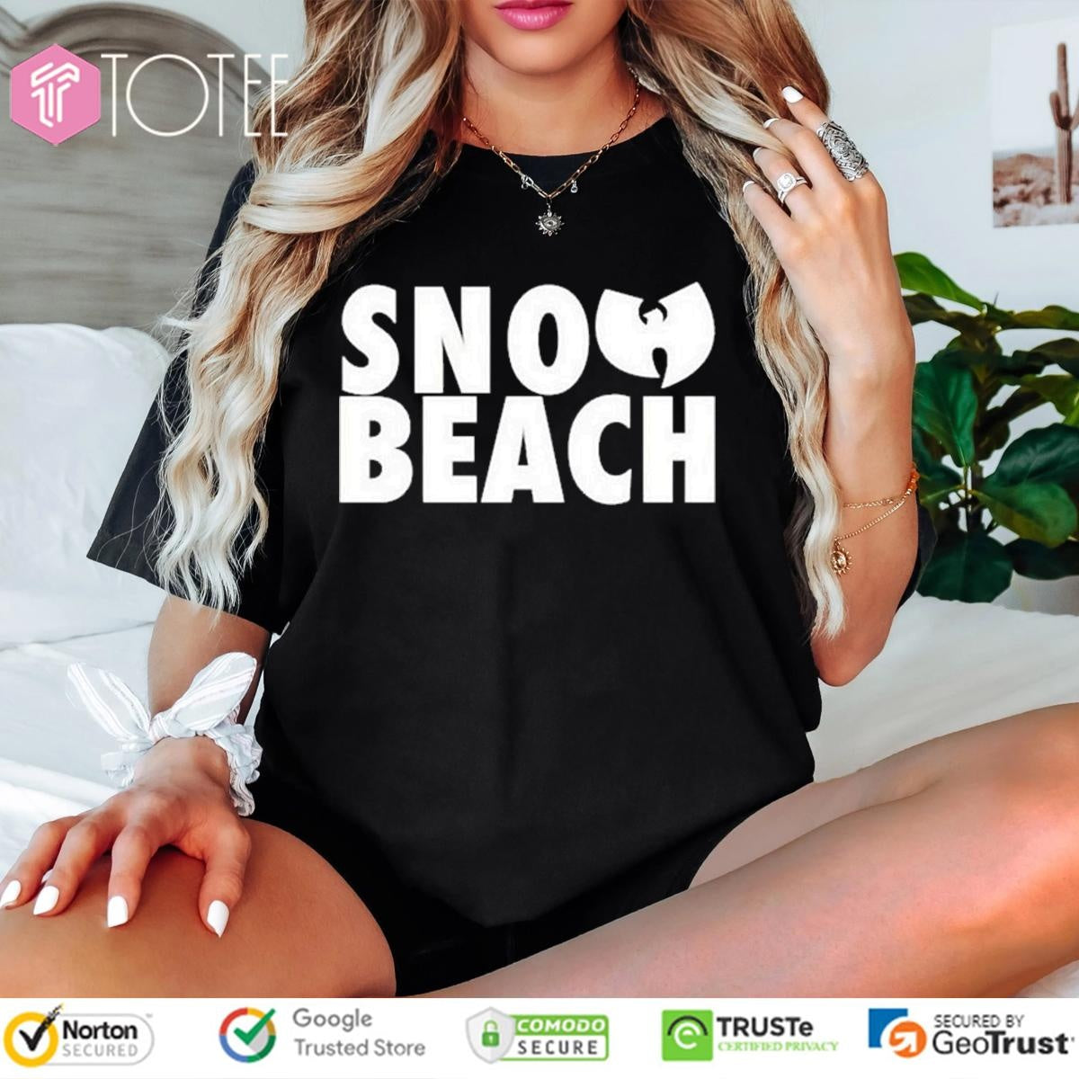 Snow Beach Wu-Tang Clan Logo T-shirt