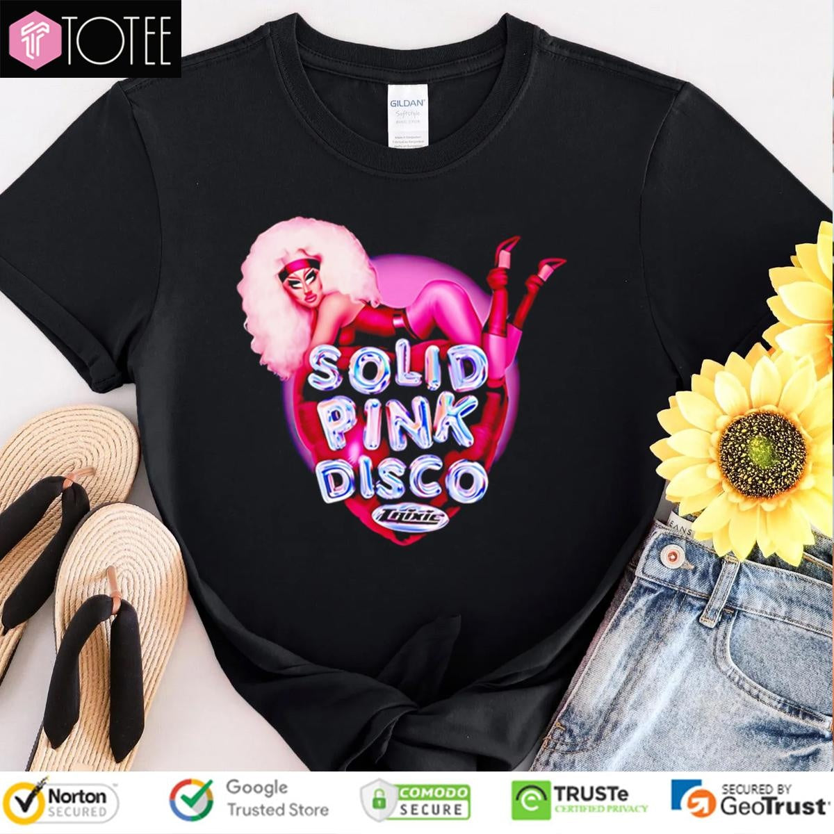 Solid Pink Disco Trixie Mattel T-shirt