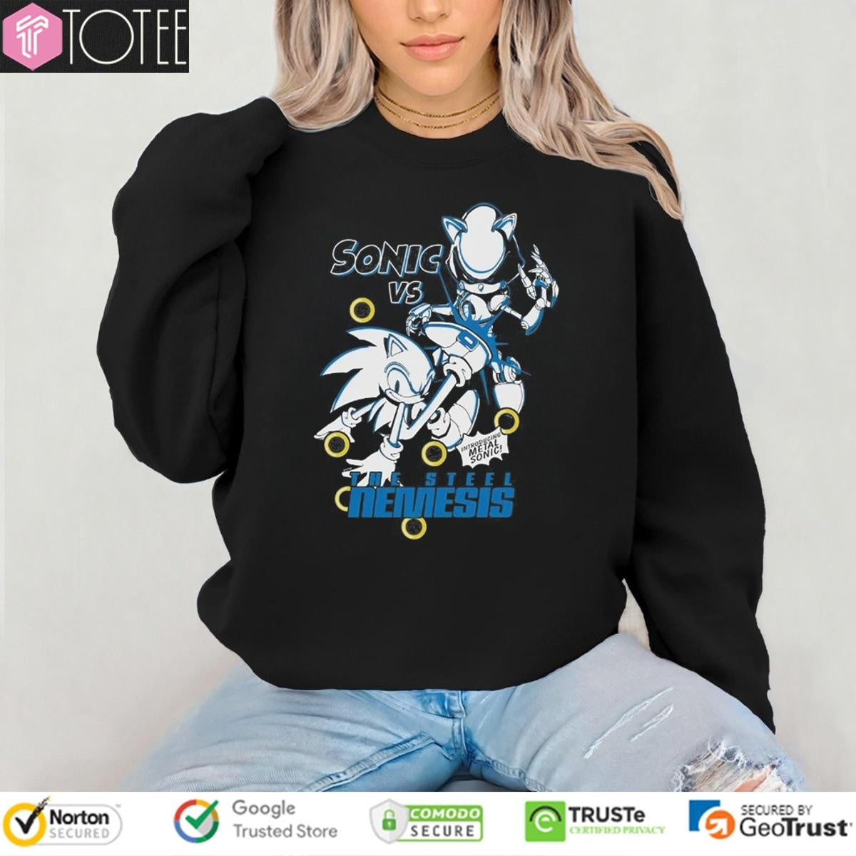 Sonic The Hedgehog Introducing Metal Sonic The Steel Nemesis T-shirt