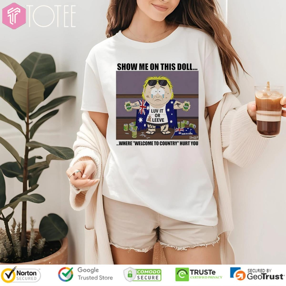 South Park Show Me On This Doll Where Welcome To Country Hurt You T-shirt