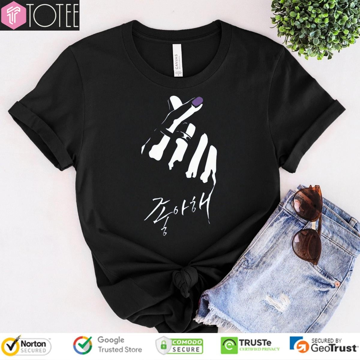 Squid Game Thanos Finger Heart Choi Seunghyun T.O.P Signature T-shirt