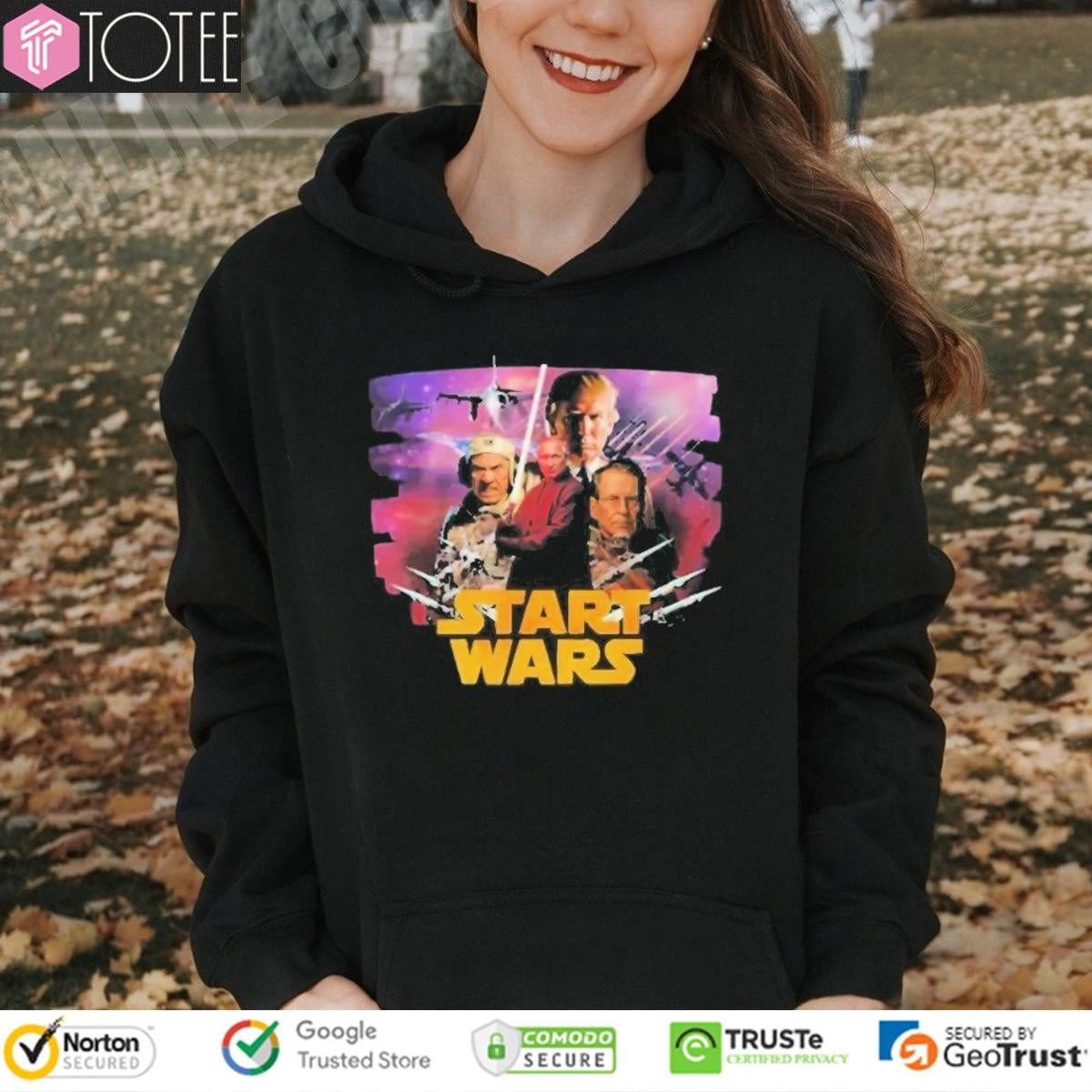 Start Wars Trump And Putin Parody Star Wars T-shirt