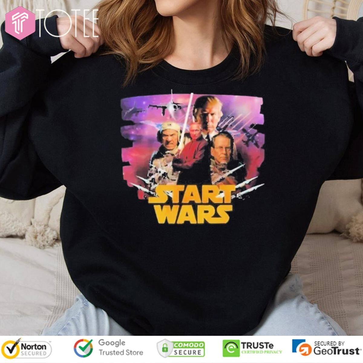 Start Wars Trump And Putin Parody Star Wars T-shirt
