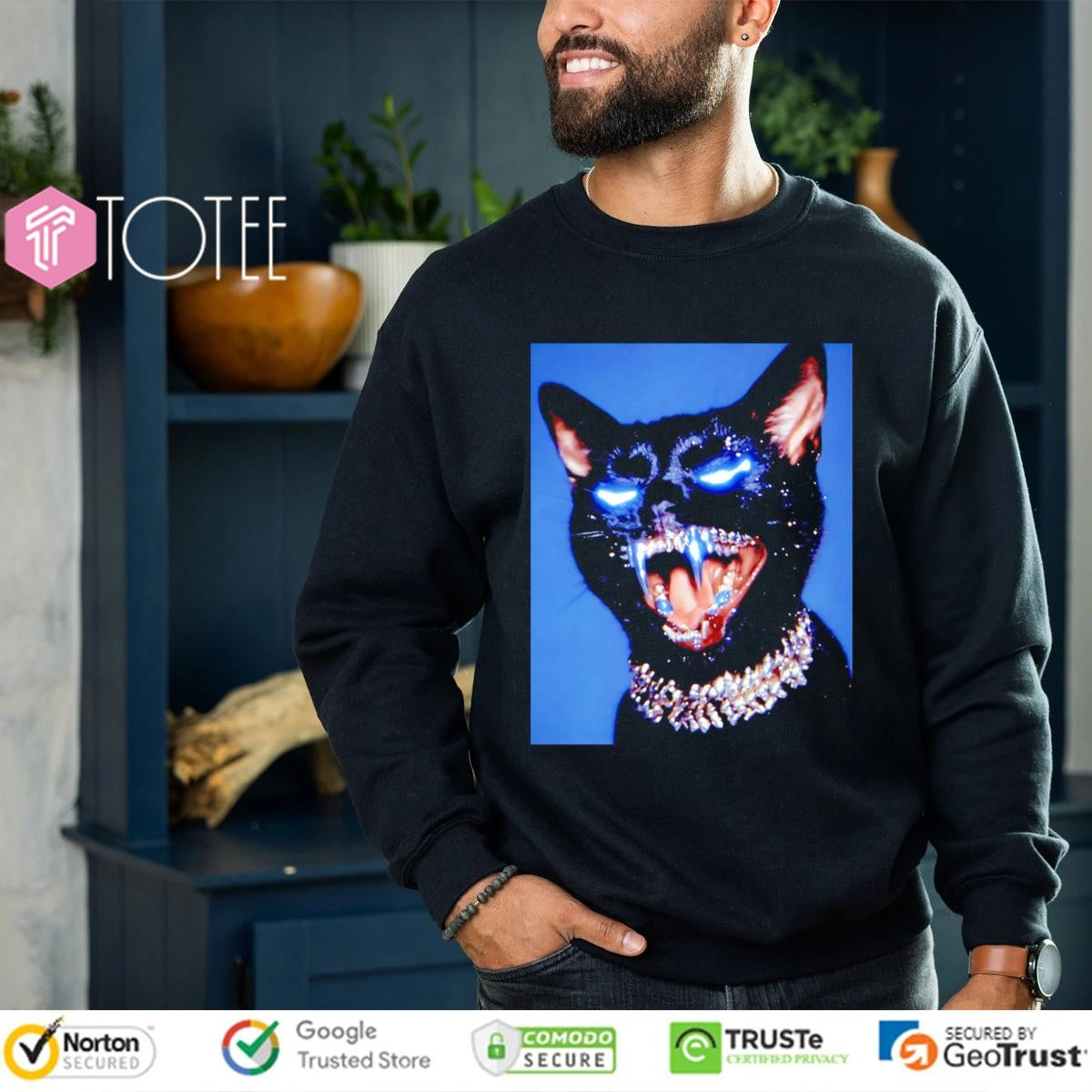 Stephan Vasement Blast Grillz Cat T-shirt