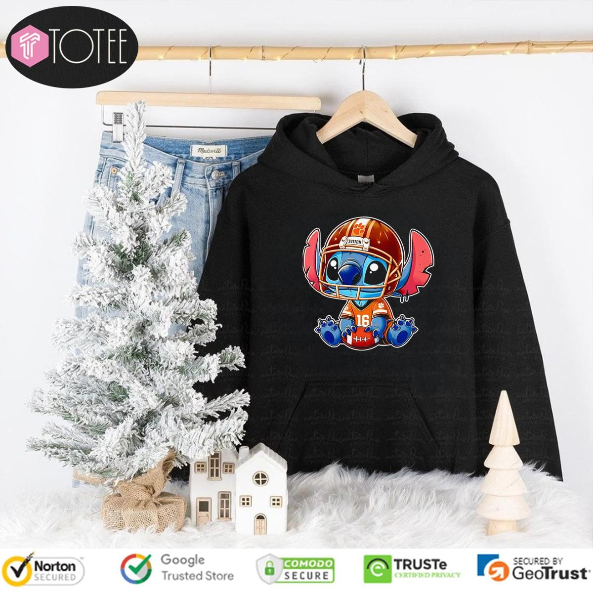 Stitch Clemson Tigers Football T-shirt