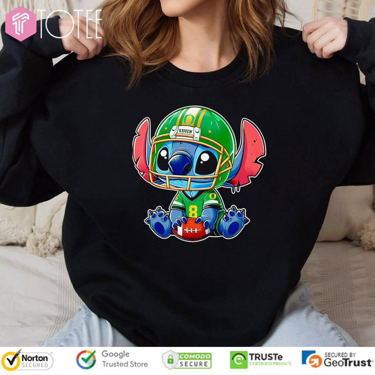 Stitch Oregon Ducks Football T-shirt