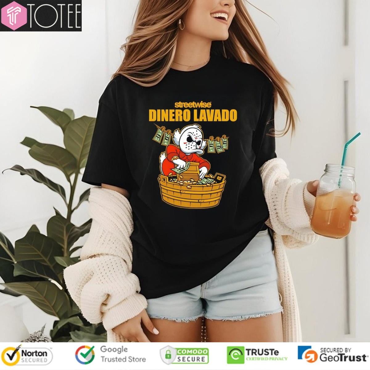 Streetwise Dinero Lavado Duck Jason Voorhees Halloween T-shirt