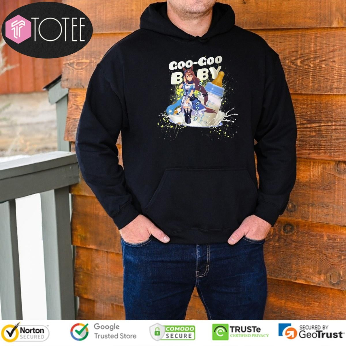 Super Creek Uma Musume Pretty Derby Goo Goo Baby Milk Bottle T-shirt