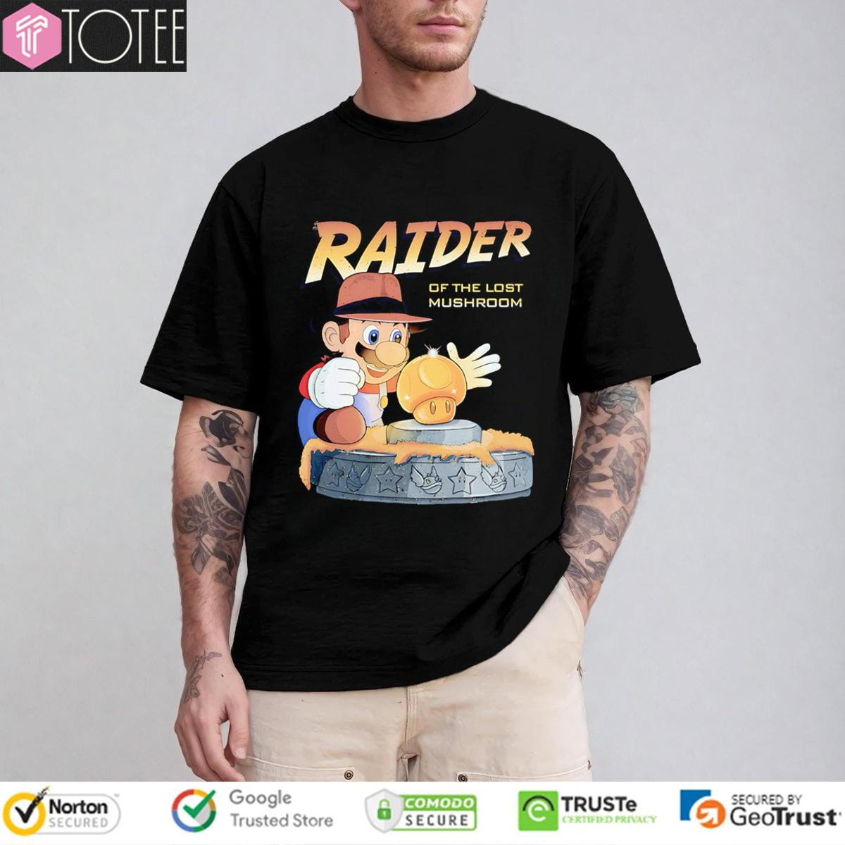 Super Mario Raider Of The Lost Mushroom T-shirt