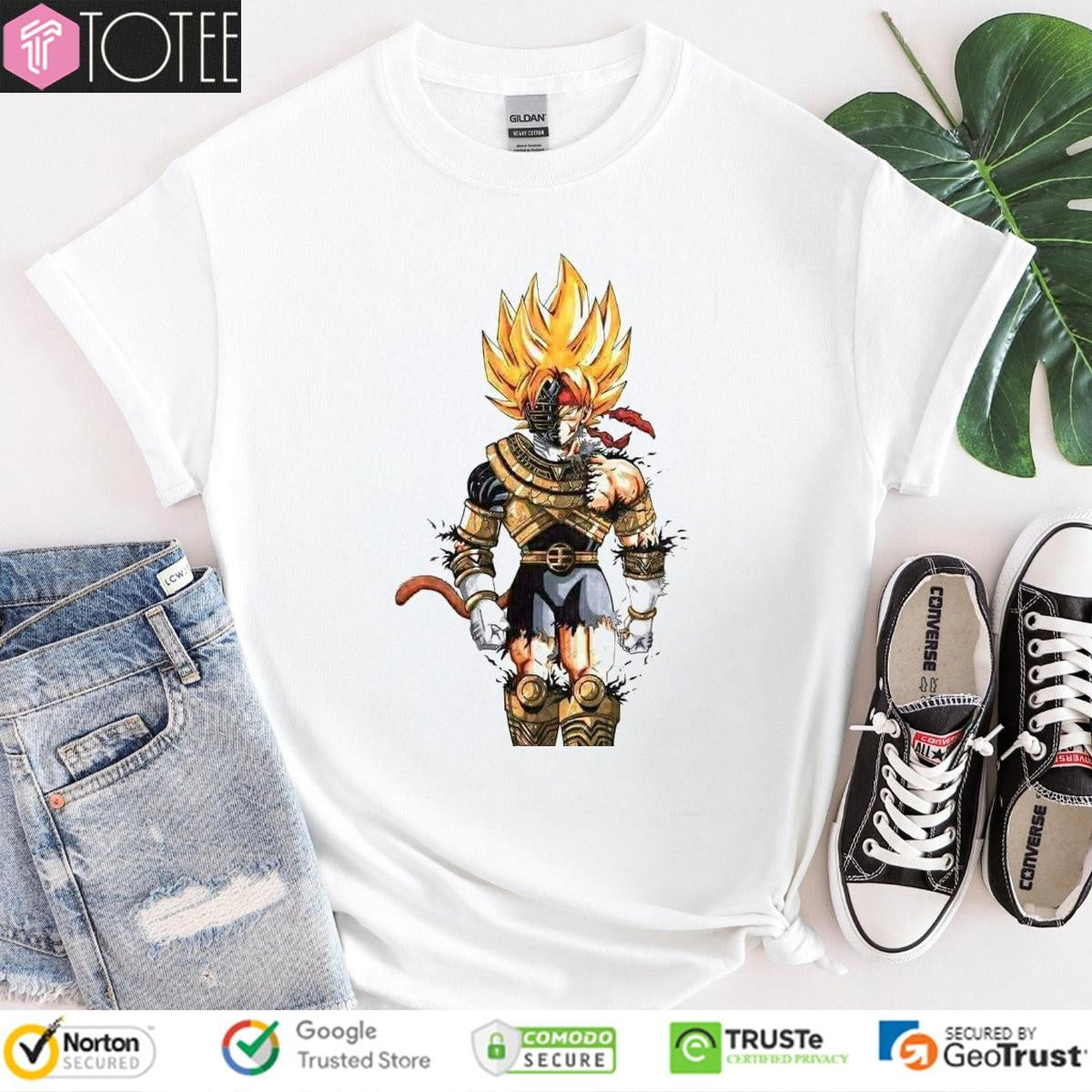 Super Saiyan Bardock Power Ranger Dragon Ball Fathers Day T-shirt