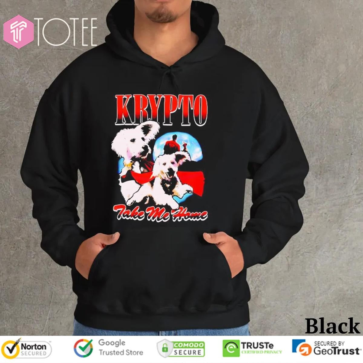 Superman Krypto Take Me Home Retro Vintage Dog T-shirt