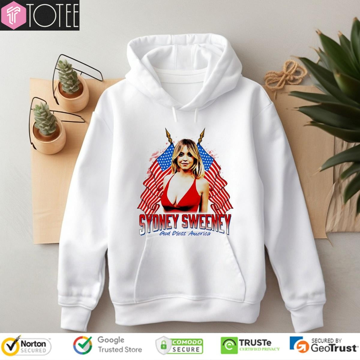 Sydney Sweeney God Bless America Flag Happy 4Th Of July T-shirt