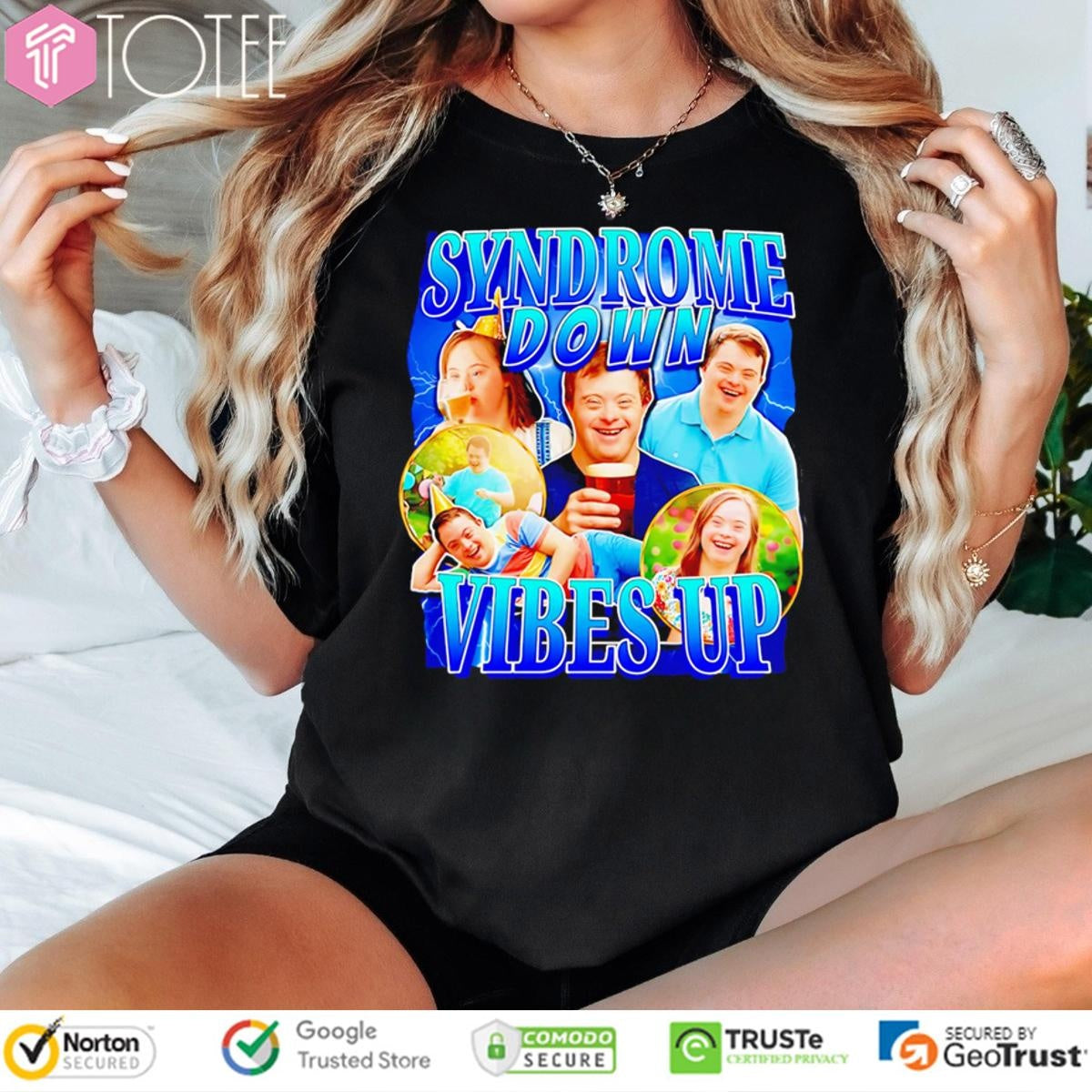 Syndrome Down Vibes Up Bootleg T-shirt