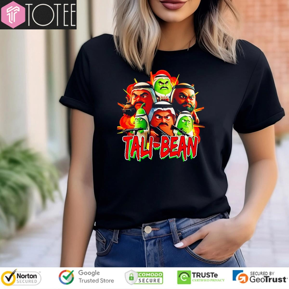 Tali-Bean Taliban Larva Bin Laden T-shirt