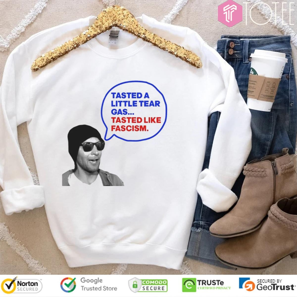 Tasted A Little Tear Gas Tasted Like Fascism Immigration Raids Protest T-shirt