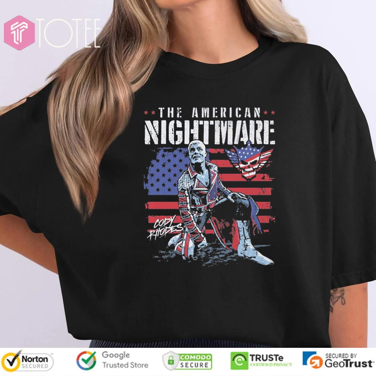 The American Nightmare Cody Rhodes American Flag T-shirt