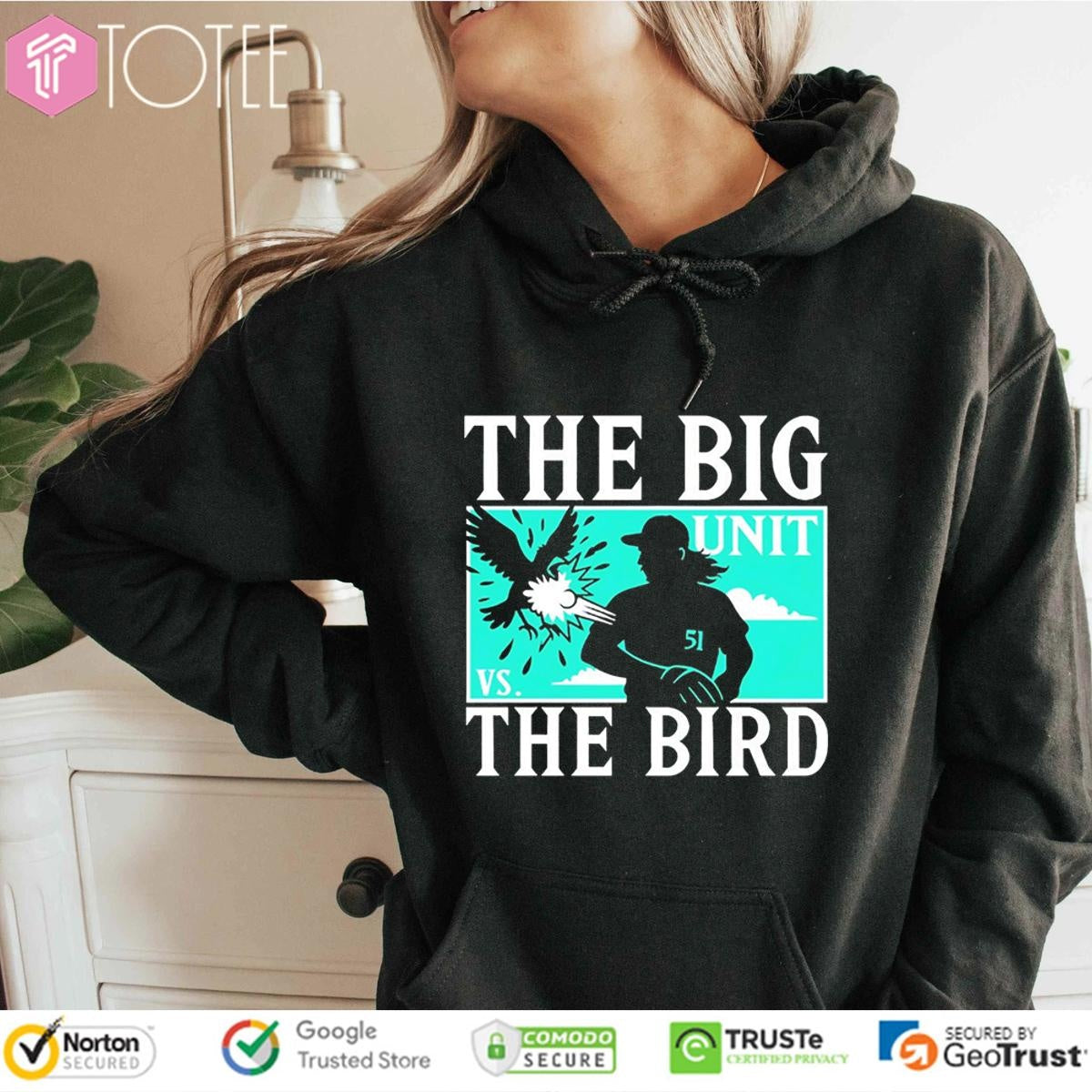 The Big Unit Randy Johnson Arizona Diamondbacks The Bird T-shirt