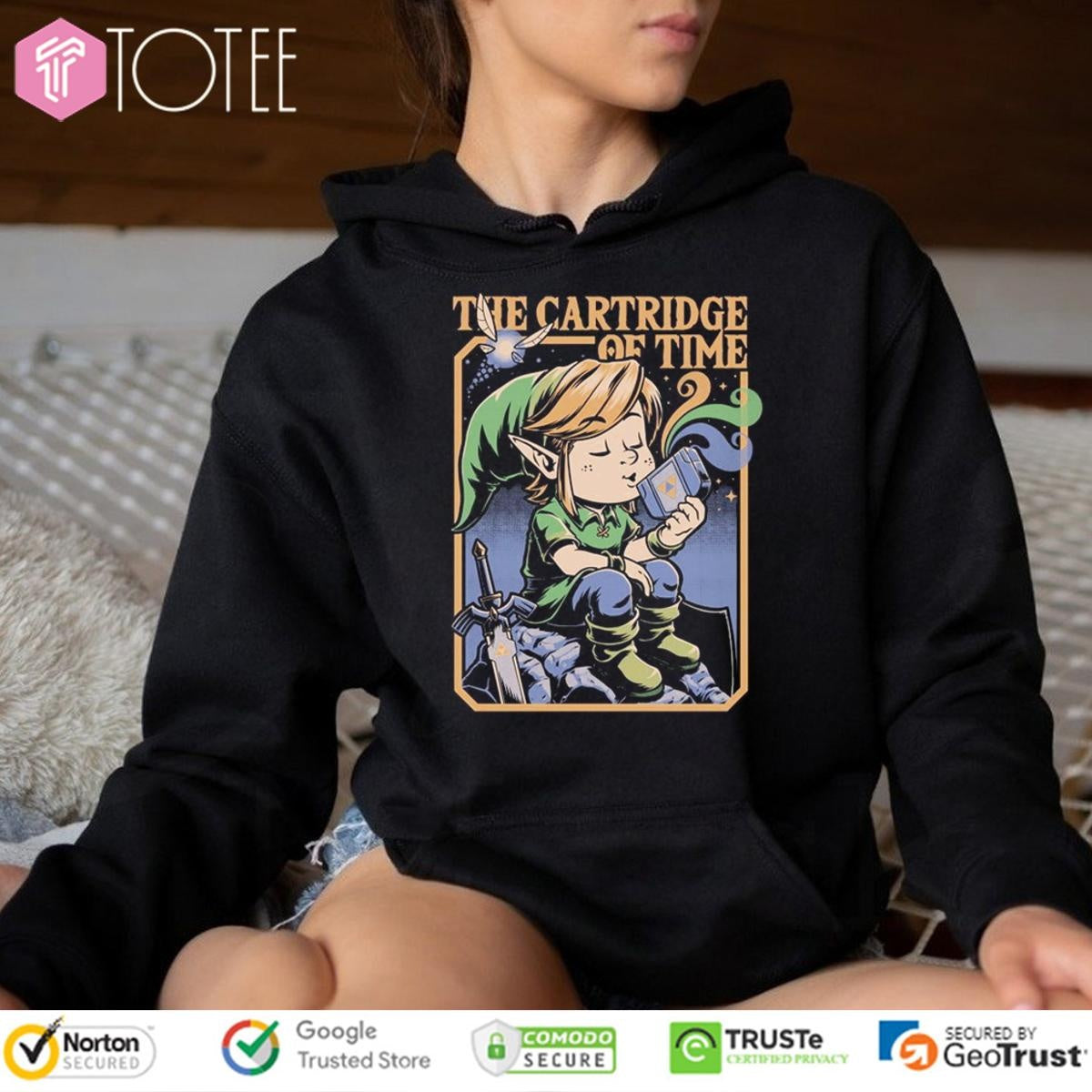 The Cartridge Of Time Link The Legend Of Zelda T-shirt