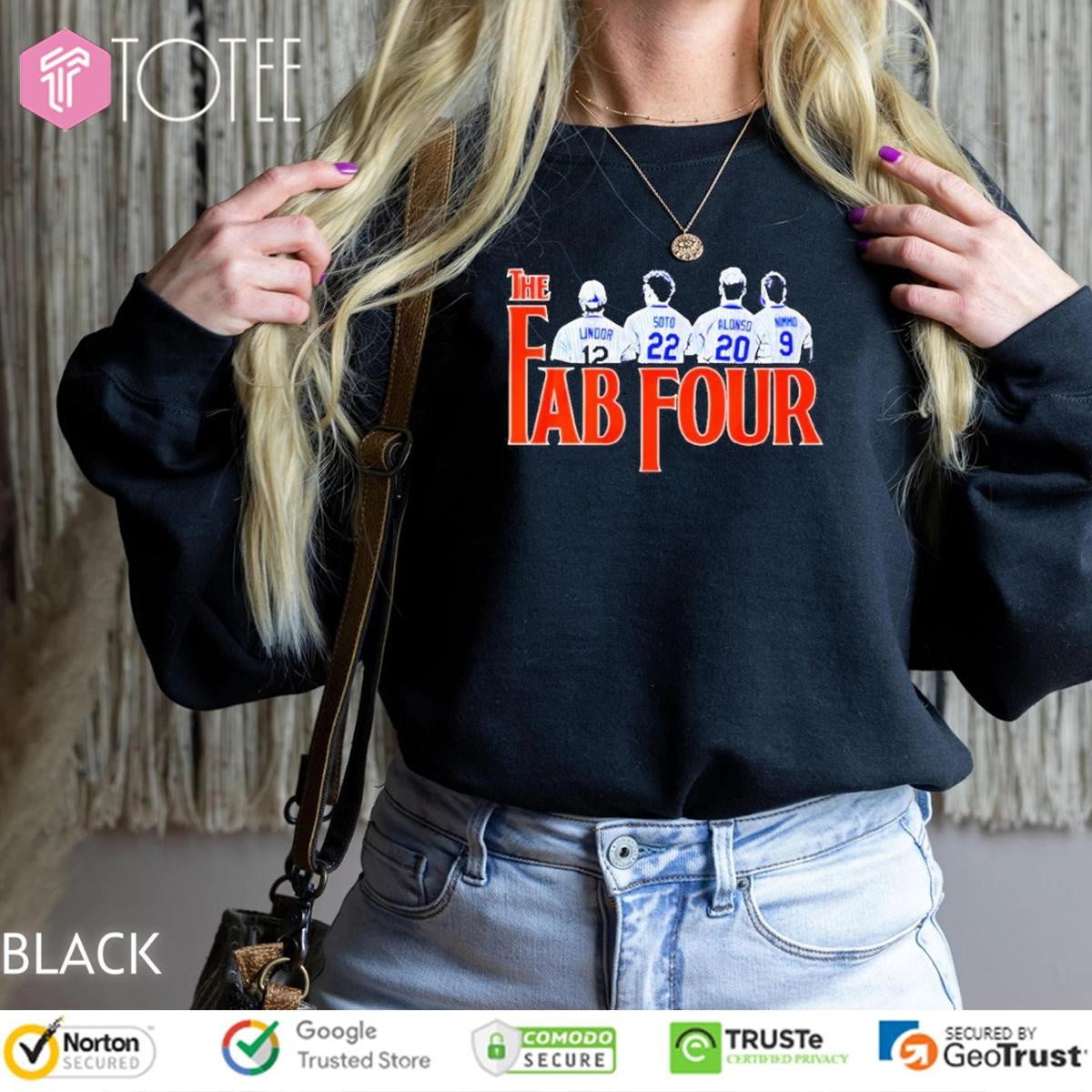 The Fab Four X New York Mets Baseball Sweatshirt