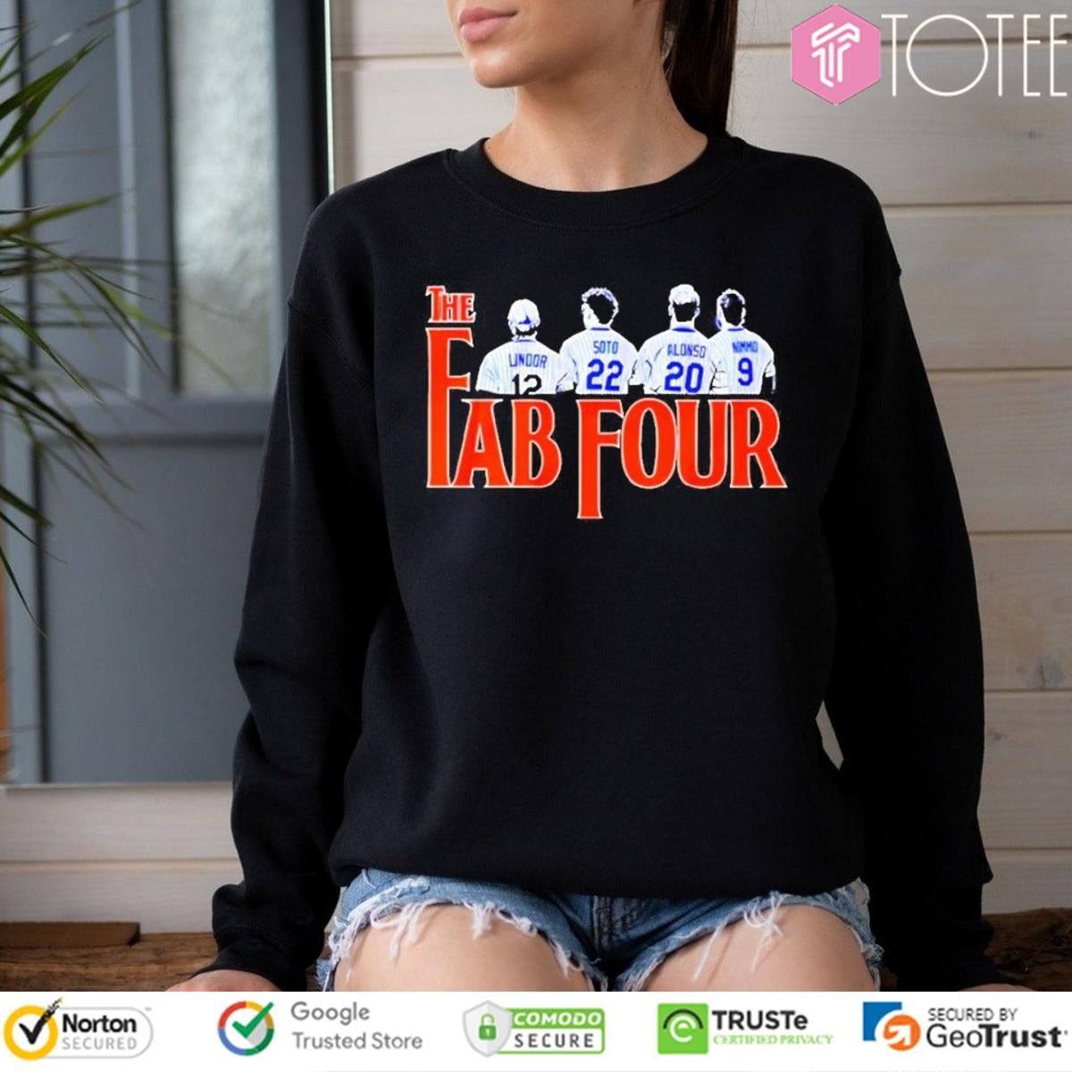 The Fab Four X New York Mets Baseball Sweatshirt