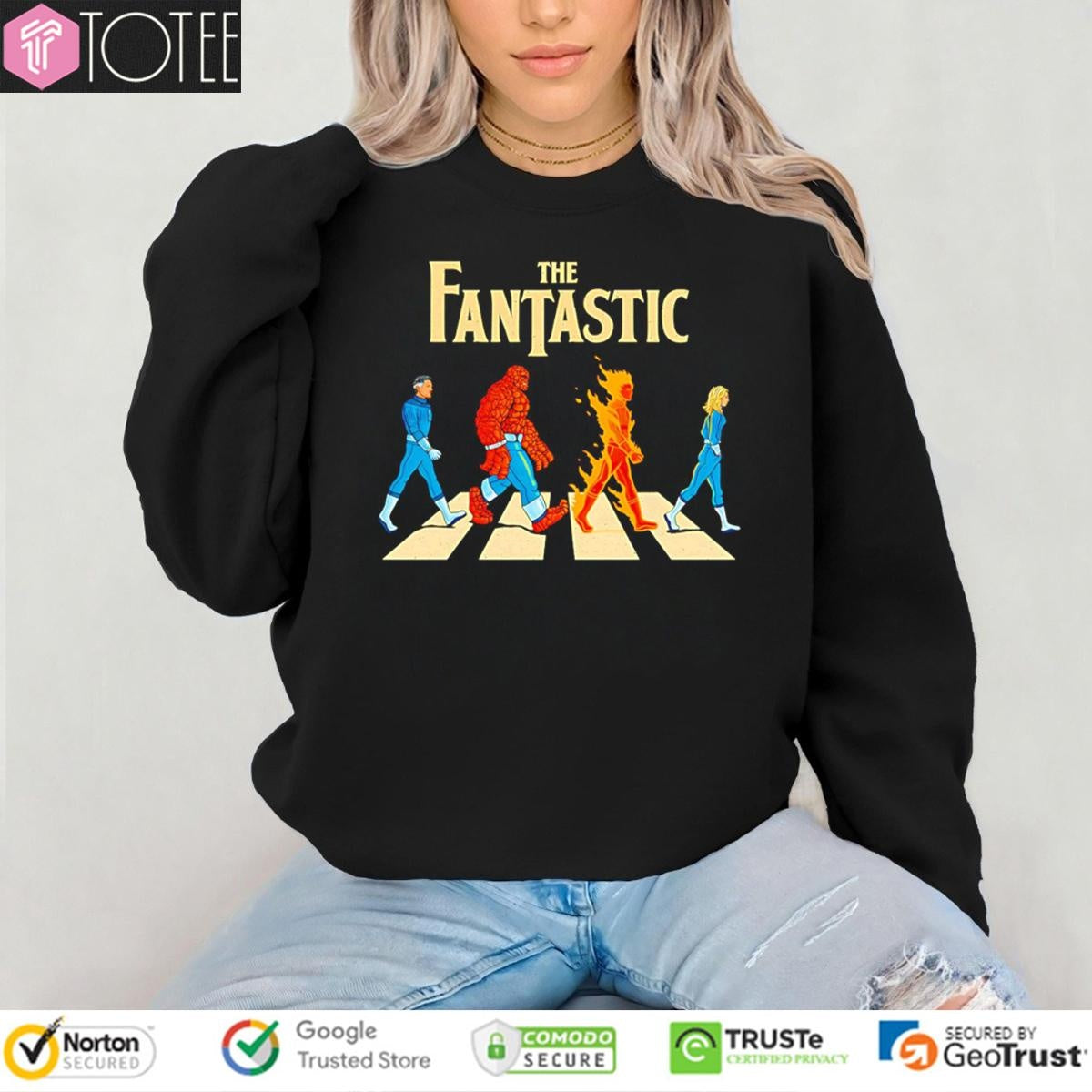 The Fantastic Four Characters Abbey Road Marvel 2025 T-shirt