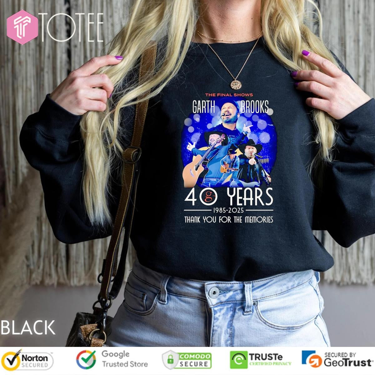 The Final Shows 40 Years 1985-2025 Garth Brooks T-shirt