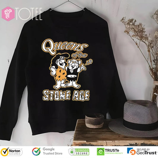 The Flintstones Parody Queens Of The Stone Age Rock Band sweatshirt